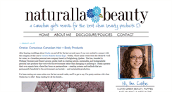 Desktop Screenshot of naturallabeauty.com